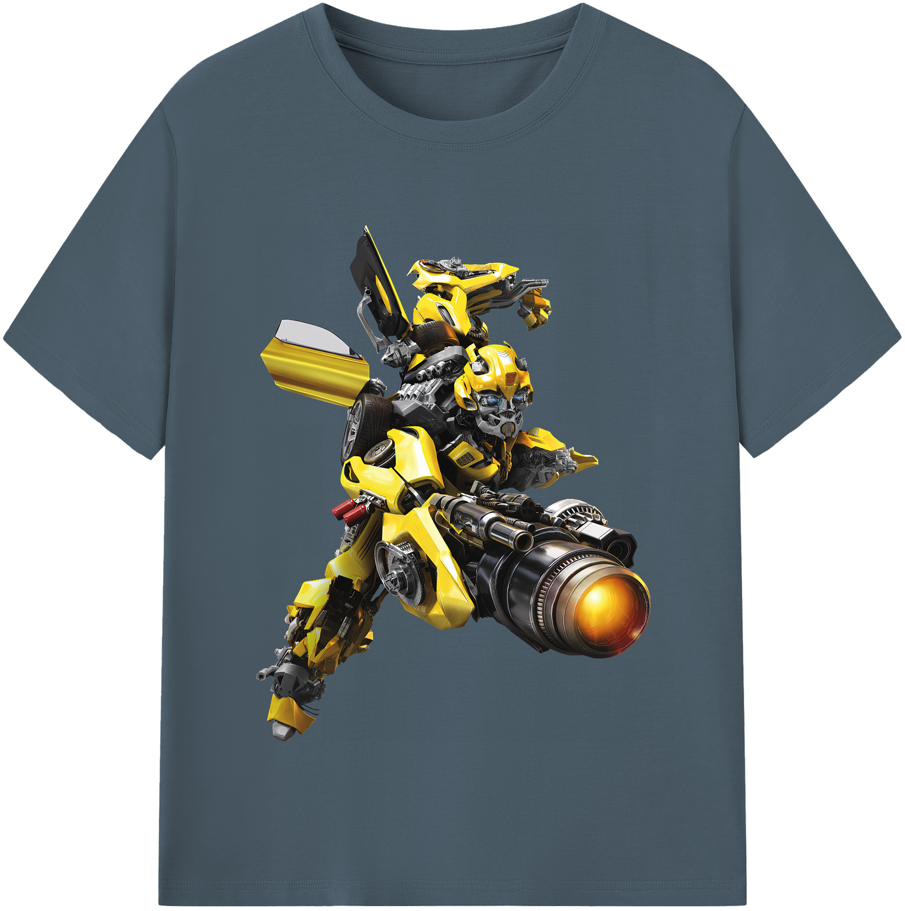 （画像用） Transformers トランスフォーマー 綿100％半袖Tシャツ（フロントプリント）